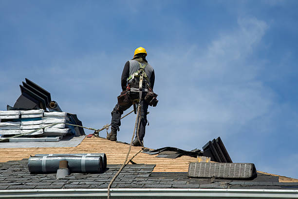 Professional Roof Installation technician working in Bostic, NC